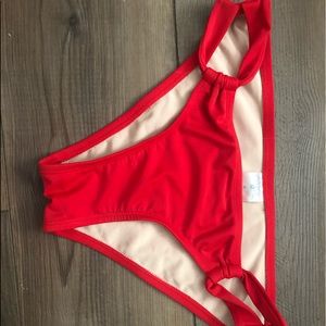 Red bikini bottoms!